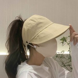 Topi nelayan UV blok itik lidah topi matahari Topi perangai teduh atas kosong