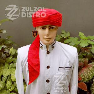 Peci Sorban Imamah Permanen Premium Full Kain Tanpa Spon Siap Pakai - Sorban Wali Turban Muslim Cap