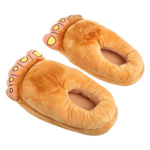 Foot Slippers Separate Toe Shoes for w/ Soft Memory Foams Anti-Slip Sole Keep Warm in Winter Funny Valentines Gift
