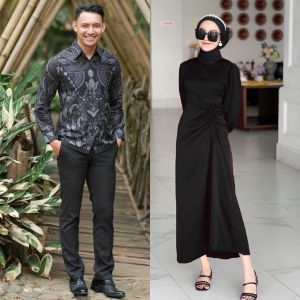 Couple Abelia Dress Satin Silk Velvet Polos Baju Pasangan Muda Gamis  Sarimbit Keluarga Serut Remaja Terbaru Ootd Kondangan Viral Seragam Bridesmaid Wisuda Engagement Kekinian