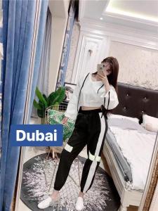 QUẦN THUN NỈ HAI SỌC THOÁNG MÁT KIỂU DÁNG THỂ THAO ĐÀI LOAN DB - DUBAI FASHION
