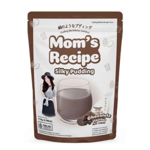 Instant Puding Bubuk / Silky Pudding Moms Recipe Varian Chocolate Korean Stroberi Biskuit Bubble Gum Peach Avocado 155 Gr Pouch Lychee