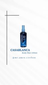 casablanca parfum ( aqua 100 ml ) body mist cologne