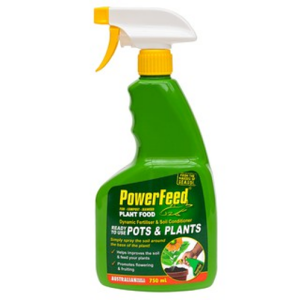 Powerfeed Pots Plants. Ready to Use Organic Fish Fertilizer 750ml. Nutrient for root/fruit/flower/seed.