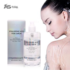 Ashley Shine ACID Hyaluronic Pure Serum 2 in 1 Face and Body Moisturizes Tightens Skin 520ml