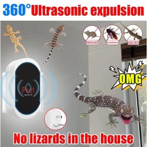 【LOCAL STOCK-Deliver in 2-3 days】No geckos in the family100 YearsUltrasonic Pest Repellent Repel Lizards Lizard Repellent Gecko Repellent Gecko Killer Safely Eliminate Geckos lizard repellent ultrasonic ultrasonic pest repeller In addition to lizards