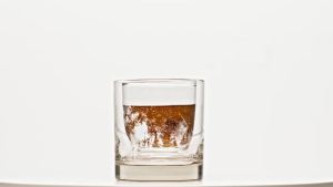Black Lantern Whiskey Glasses - Set of 2 Old Fashioned Glasses for Cocktails and Drinking Glasses - Rock Glasses for Nature Lovers - Set of 2 Kitchen Glasses (Stars & Night Landscape)