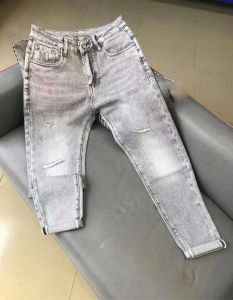 Quần bò jean nam dài đen vá da họa tiết THỎ phong cách chất jean co giãn tốt chuẩn form bền đẹp phối đồ dễ dàng giá tốt 25/06