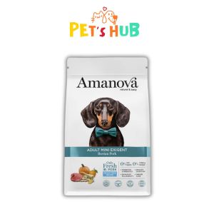Amanova Dog 7kg Dry Food for Sensitive/ Digestive/ Exigent (Salmon/ Lamb/ Rabbit/ Pork)