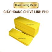 Giấy hoàng chỉ vẽ linh phù bùa chú 1 tờ