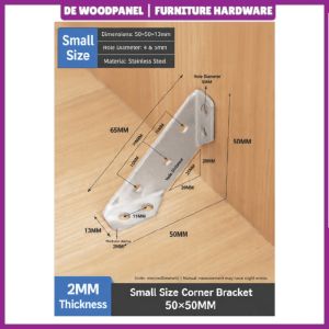Right Triangular Protector Stand Hardware / Cupboard Fixed Joint Board Frame / Angle Corner Brackets Furniture Connection