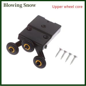 Blowing Sliding Wardrobe Door Part Top bottom Down Wheels Runner Guides Kit Side-mounted Hanging Sliding Pulley Open Wheel For Cabinet