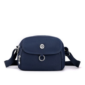 HY BAG #4029 FASHION WOMENS NYLON ELEGANT WATERPROOF CROSSBODY SHOULDER BAG IN SOLID COLORS