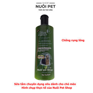 Sữa tắm Olive Essence 450ml Cho chó mèo từ thiên nhiên sữa tắm chó mèo sữa tắm thú cưng Olive - Nuôi Pet Shop