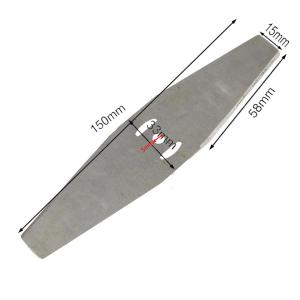 8 ชิ้น 15cm ใบมีดตัดหญ้า ใบมีดเหล็ก สำหรับเครื่องตัดหญ้าไฟฟ้า ใช้ตัดหญ้าและกิ่งเล็ก เหมาะสำหรับการเกษตรและทำสวนในบ้าน