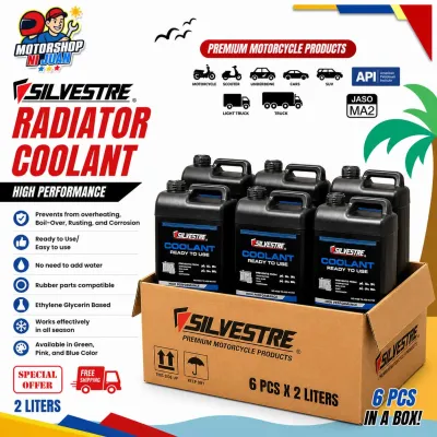 SILVESTRE High Performance Antifreeze / Coolant 2 Liters (Ready to use Long Life Coolant)