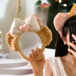 🔥🔥🔥adae Phim hoạt hình cung sang trọng Tai hairband của phụ nữ dễ thương Chủ Đề Công viên trang điểm phụ kiện rửa mặt ảnh Headband