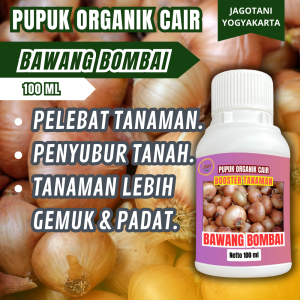 Pupuk Organik Cair Bawang Bombai 100 Ml Hormon Pelebat Dan Penggemuk Tanaman By Jagotani Yogyakarta