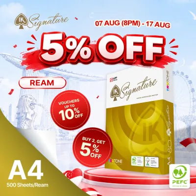 IK Plus / IK Signature Copier Paper 500 sheets per ream A4
