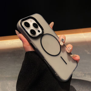 Luxury For Magsafe Wireless Charge Matte Soft Clear Case for iPhone 17 Air 16 15 14 Plus 13 12 Pro Max Shockproof Candy Cover