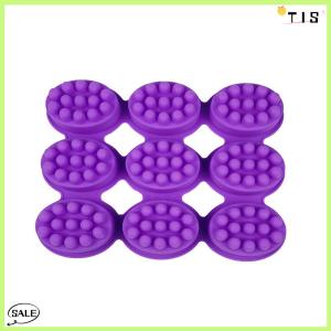 Follow Get New【TIS】 3D Silicone xà phòng khuôn massage hình dạng khuôn cho massage trị liệu xà phòng làm công cụ hình bầu dục Spa xà phòng khuôn thủ công phụ kiện