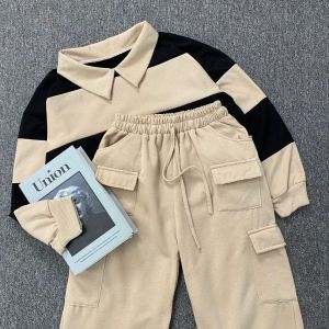 RICHY ONESET - PAKAIAN WANITA TERBARU SET CREWNECK JI HOO KERAH x CELANA CARGO JOOLY