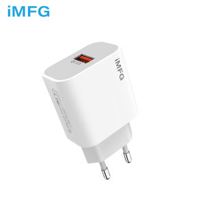 iMFG Charger i-C1 Single Port USB 18W Fast Charging 3A For Samsung Oppo Vivo Mi Realme Infinix