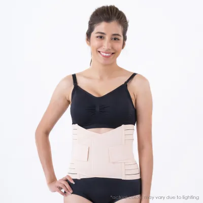 Shapee Shapewear Belly Wrap Plus+ Post Birth Partum Abdominal Binder for Compression Supports Natural Birth or C-Sect