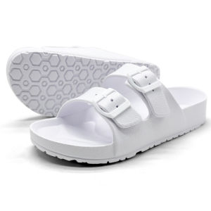 Comwarm Womens Fashion Summer Slippers New Outdoor Soft Sole Non-slip Beach Sandals Casual EVA Slides Couple House Flat Slipper