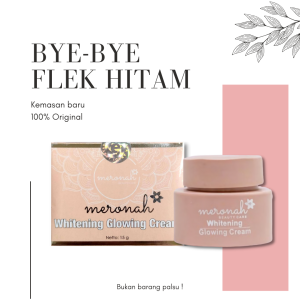 [COD-BAYAR DI TEMPAT] MERONAH Cream Glowing 2in1 Meronah whitening glowing cream ori whitening glowing bpomcream bpom