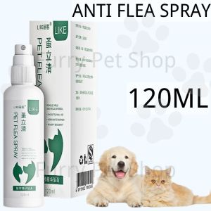 Pet Spray Cat Dog Anti Fleas Lice Mites Ticks Spray 120ML / 500ML