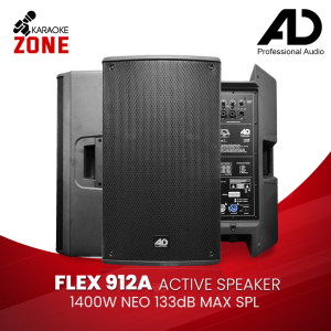 AD FLEX 912A 1400W Professional Active Speaker FIR phase 2 Way flexible System / AD 912A / AD