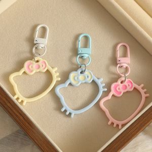 Ya zhou dài dễ thương Hollow Kitty Móc khóa đầu phụ kiện thời trang cho túi và ba lô món quà hoàn hảo cho bạn bè và các cặp vợ chồng