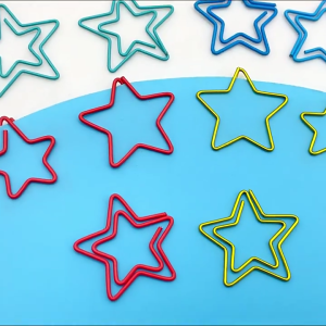 10 Pcs Star Shape Paper Clips Funny Paperclips Bookmarks Office Clips Planner Clips School Office Supplies for Students