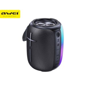 Awei Y525 Wireless Speaker with RGB Lights dLong Life Battery IPX6 Waterproof Support Bluetooth/AUX/TF Car/U Disk