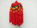 Chinese knot gourd silk Chinese knot Bawu bamboo flute musical instrument crafts gift pendant Ear pendant jewelry.