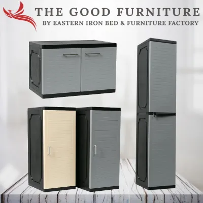 [TheGoodFurniture] Plastic Cabinet. Personal Locker. Storage System. Multipurpose Cupboard. cupboard storage Washable and Durable. Slim and Tall Cabinet.*FAST DELIVERY*