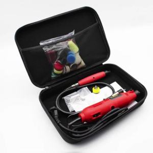 btnx HandheldPolisher Set - AC 220V Electric Detail Polisher with Flexible Shaft Handle for Small Areas H8M4T