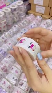 Cuộn 500 sticker khen thưởng hoạt hình ngộ nghĩnh tem dán sticker thank you gói hàng thiết kế đơn giản tiện dụng
