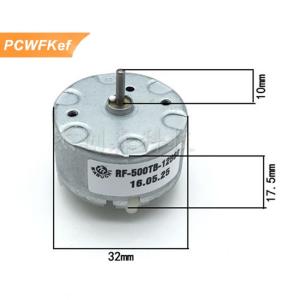 【PCWFKef】 1 chiếc RF500TB-12560 Mabuchi động cơ máy phun động cơ DC 1.5V 6V 12V 4600RPM 32mm