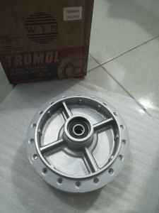 TROMOL BELAKANG SMASH SILVER+BEARING RODA MERK WIN