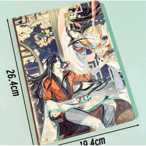 Heavens Blessing Xie Lian Hua Cheng Functional B5 Leather Notebook 80 Pages Colorful Paper Student Journal School Writing