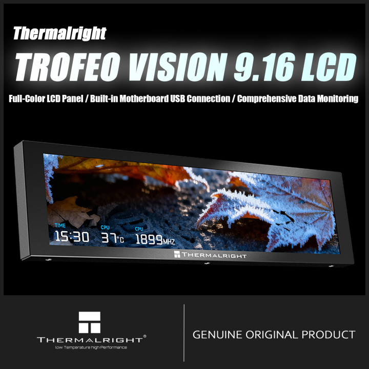Thermalright Trofeo Vision LCD AIO Display 9.16” PC Monitor, USB Type-C ...