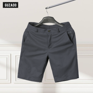 Quần Short Khaki GUZADO Cao Cấp Form Regular Fit Phong Cách Hiện Đại Với Nhiều Màu Đa Dụng GSR16