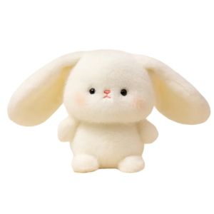 GAOSU Thú Cưng Đồ chơi gấu nhỏ bằng vải nhung lông Dễ thương Thỏ trắng Búp bê sóc động vật Búp bê đi kèm cho trẻ em Mềm Búp bê voi vải lông Sinh nhật trẻ em Giáng sinh