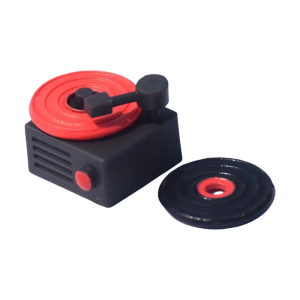 Resin Keycap Retro Record Player Keycap Unique Shape for Mechanical Keyboards for Music Lovers and Collectors