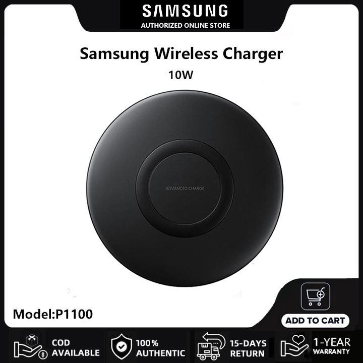 Samsung Wireless Charger EP-P1100 10W Qi Smart Fast Charging Adapter ...