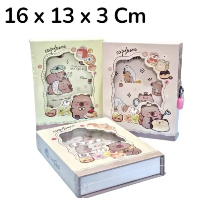 Notebook Diary Kunci Gembok Kecil Buku Harian