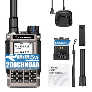 Quansheng UV-K1(8) 50-600MHz Full Band Air Band Walkie Talkie UHF VHF Ham Radio Wireless Copy Type-C Charging2026