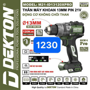 MÁY KHOAN 120N.m và 120Nm DEKTON M21-  ID13120PRO MÃU MỚI NGON XỊN MẠNH STORE SILEMAYMOC